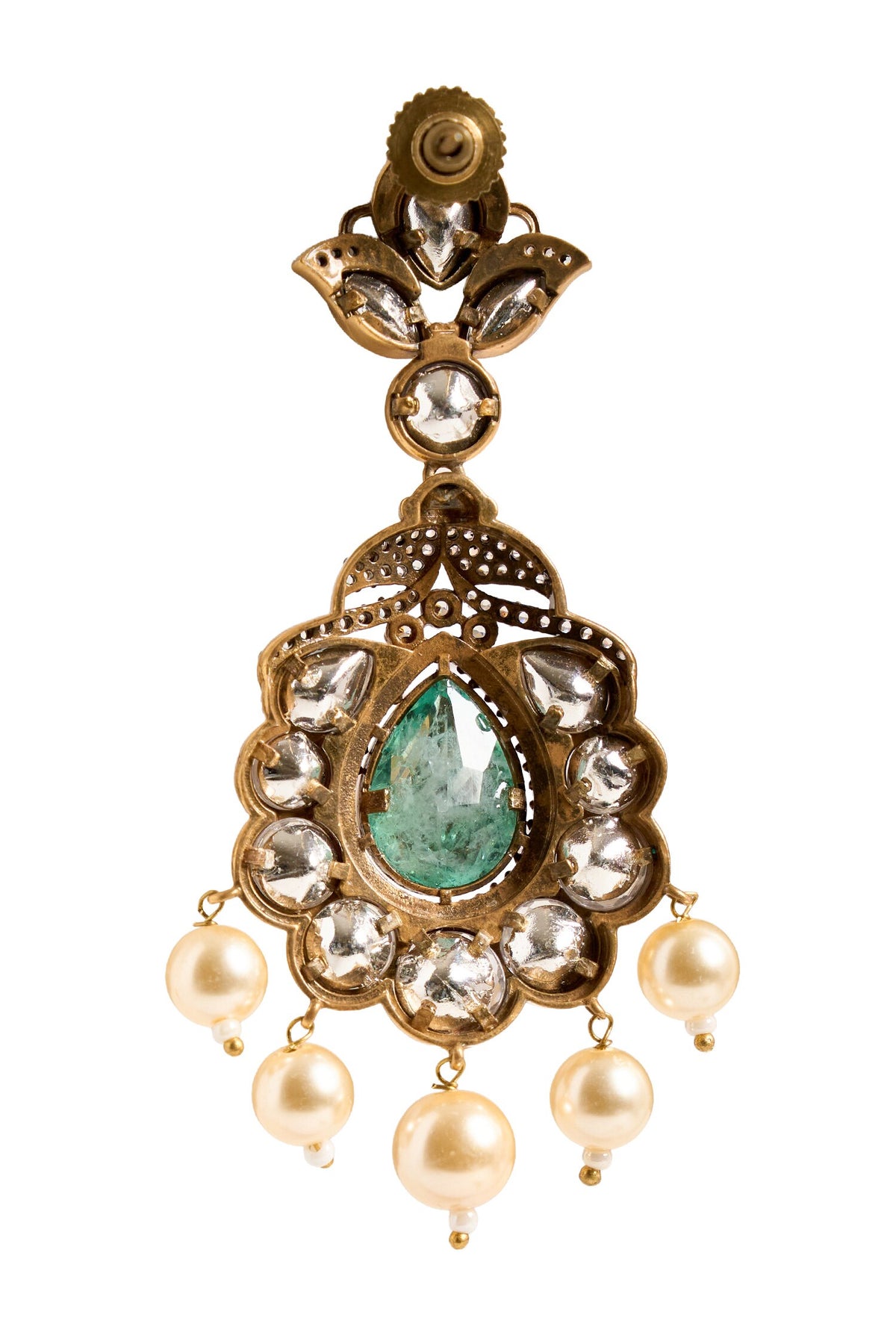 Bead Embellished Drop Earrings 