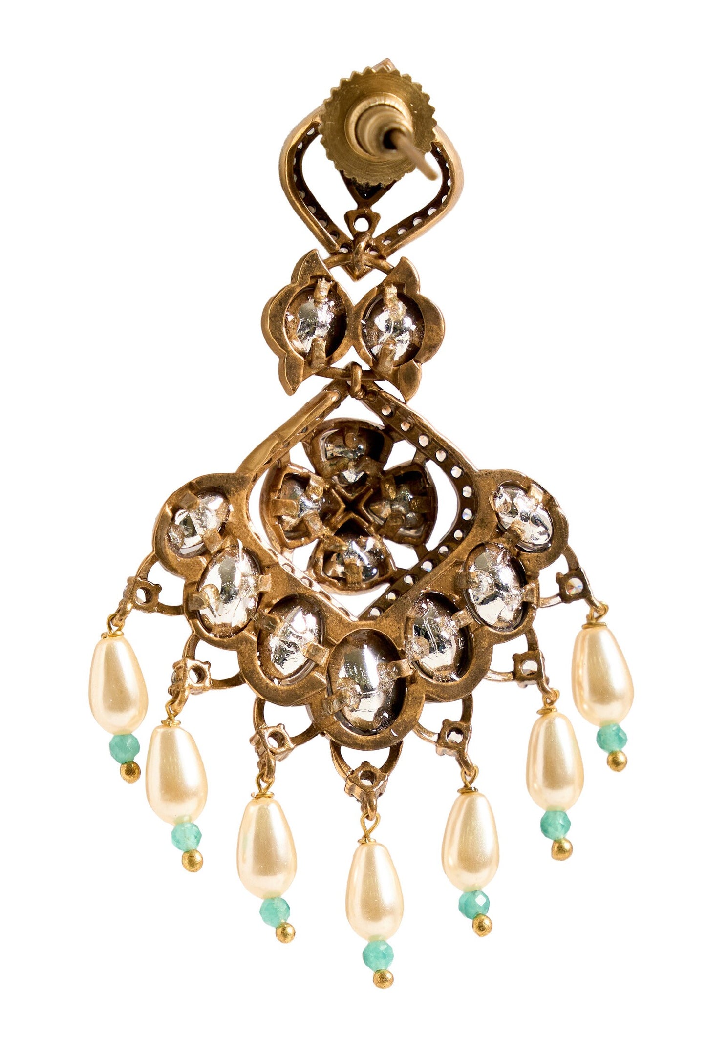 Bead Drop Embellished Earrings 