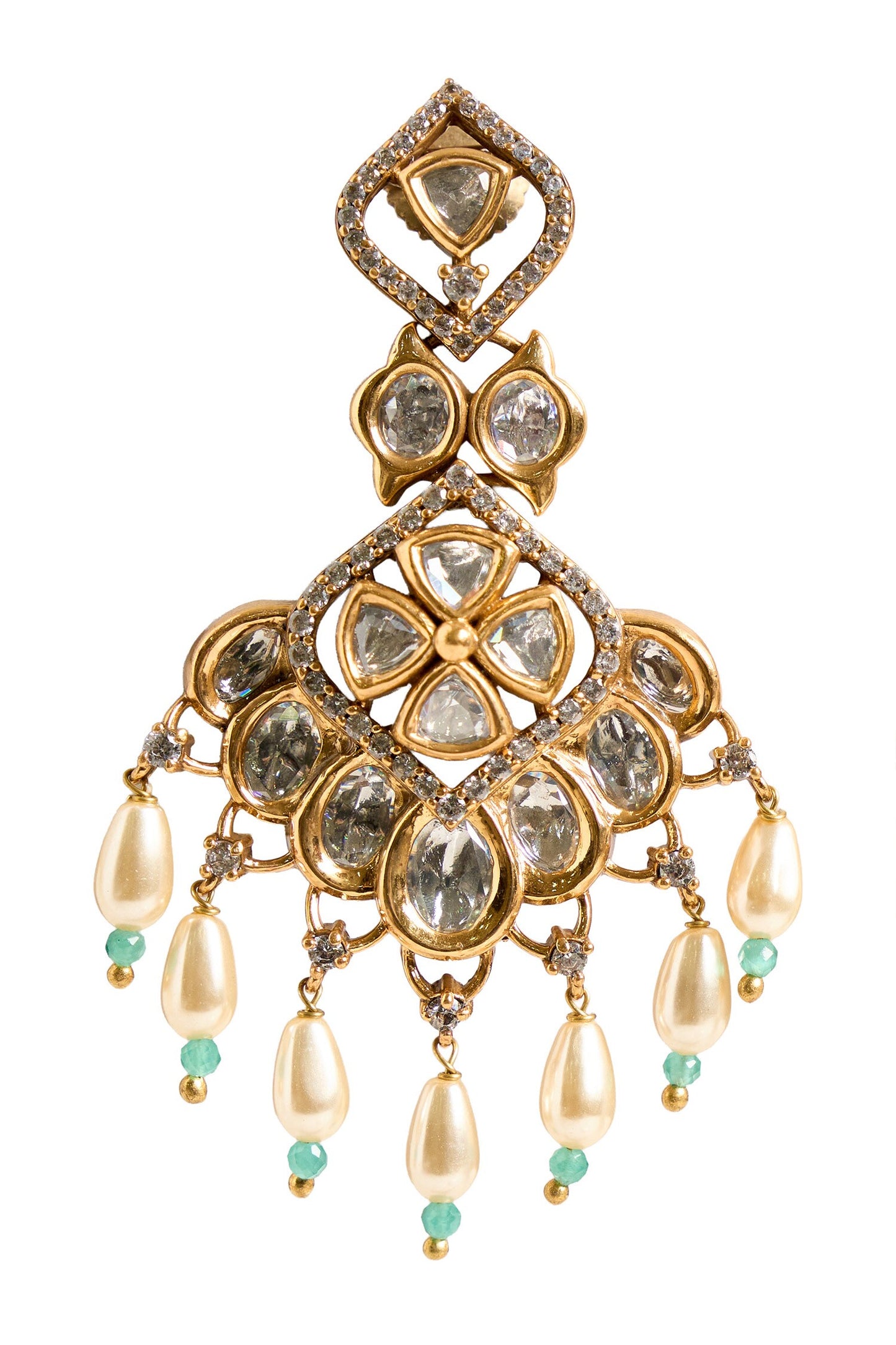 Bead Drop Embellished Earrings 