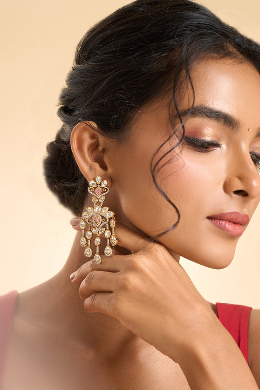 Tassel Embellished Drop Earrings 