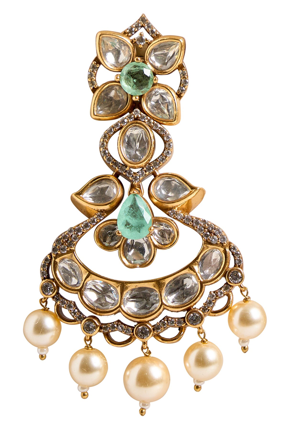 Embellished Stone Drop Earrings 
