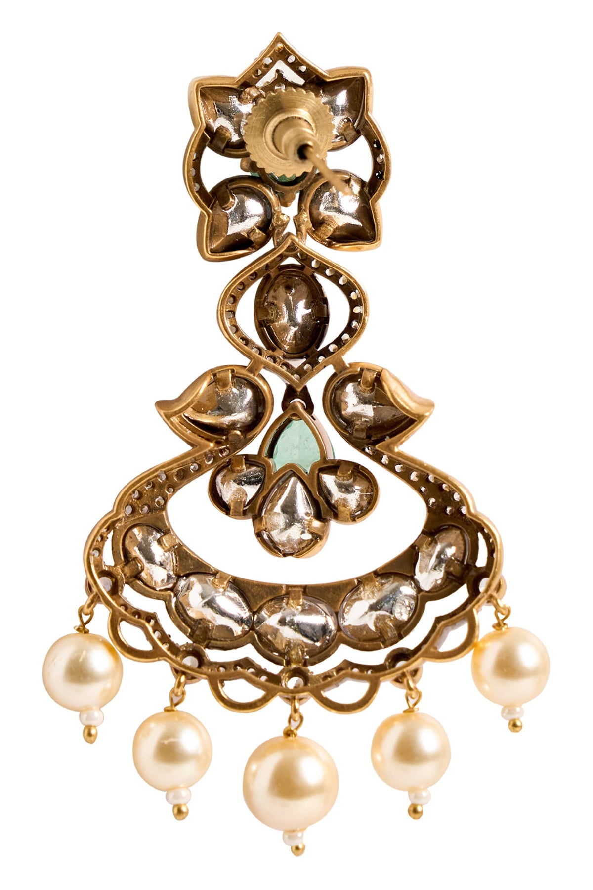 Embellished Stone Drop Earrings 