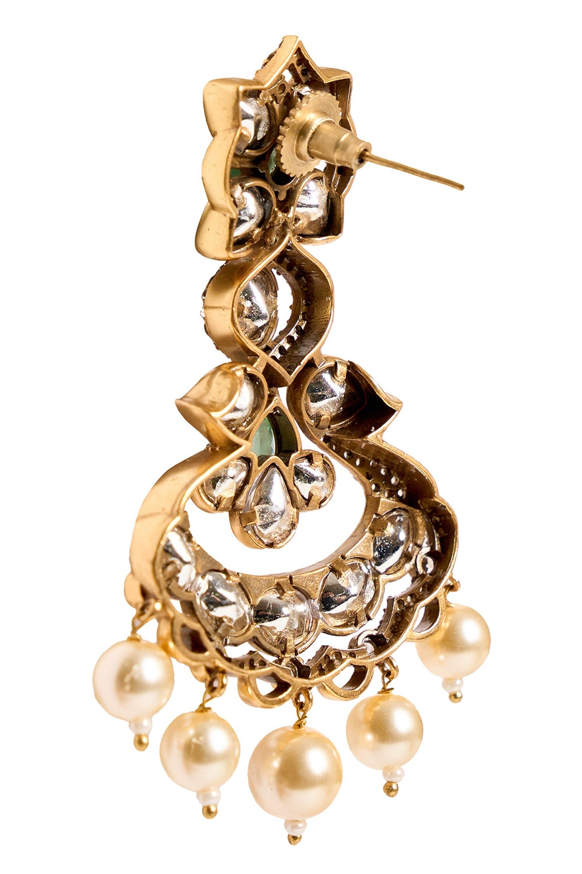 Embellished Stone Drop Earrings 