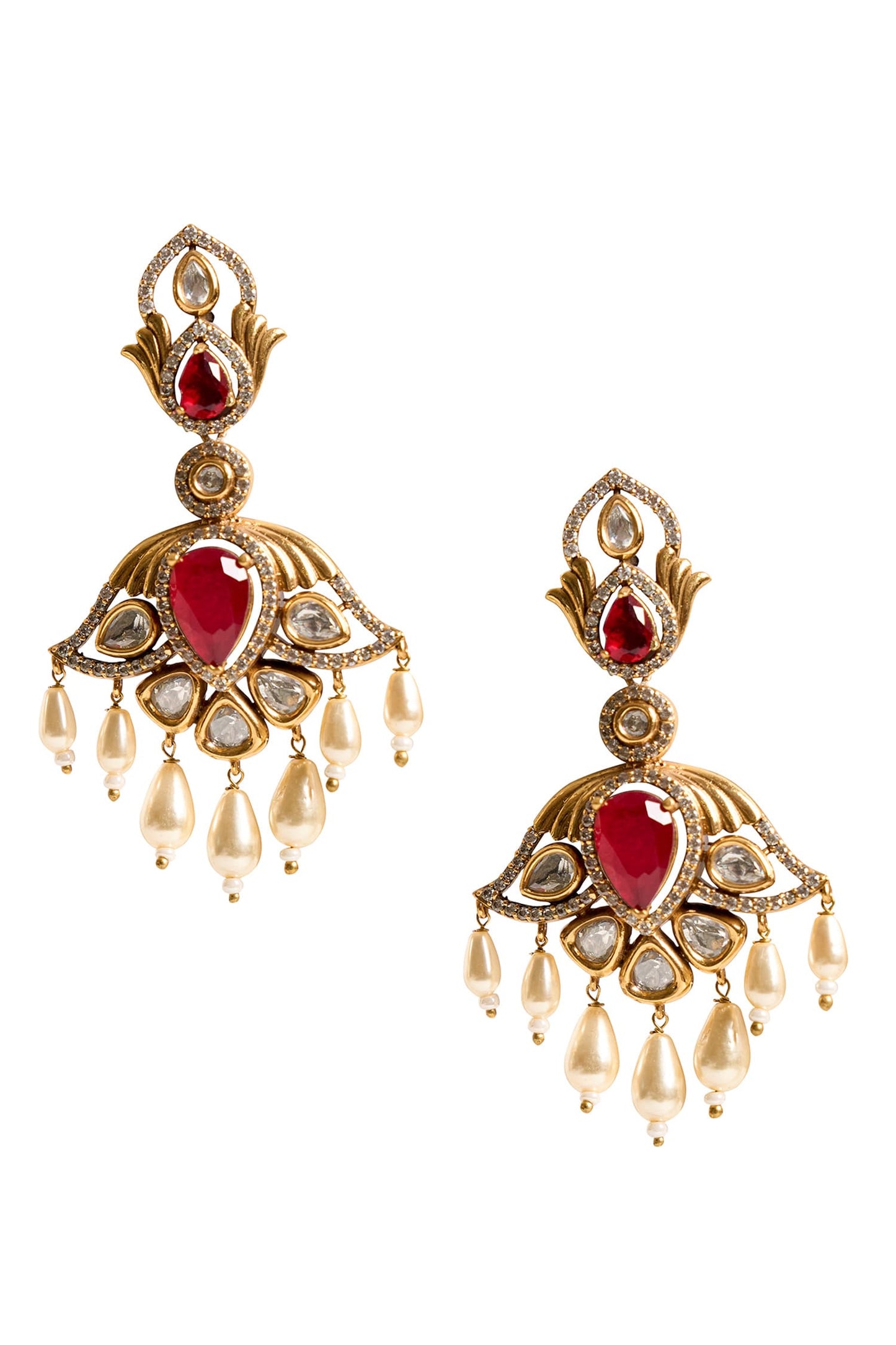 Embellished Dangling Drop Earrings 
