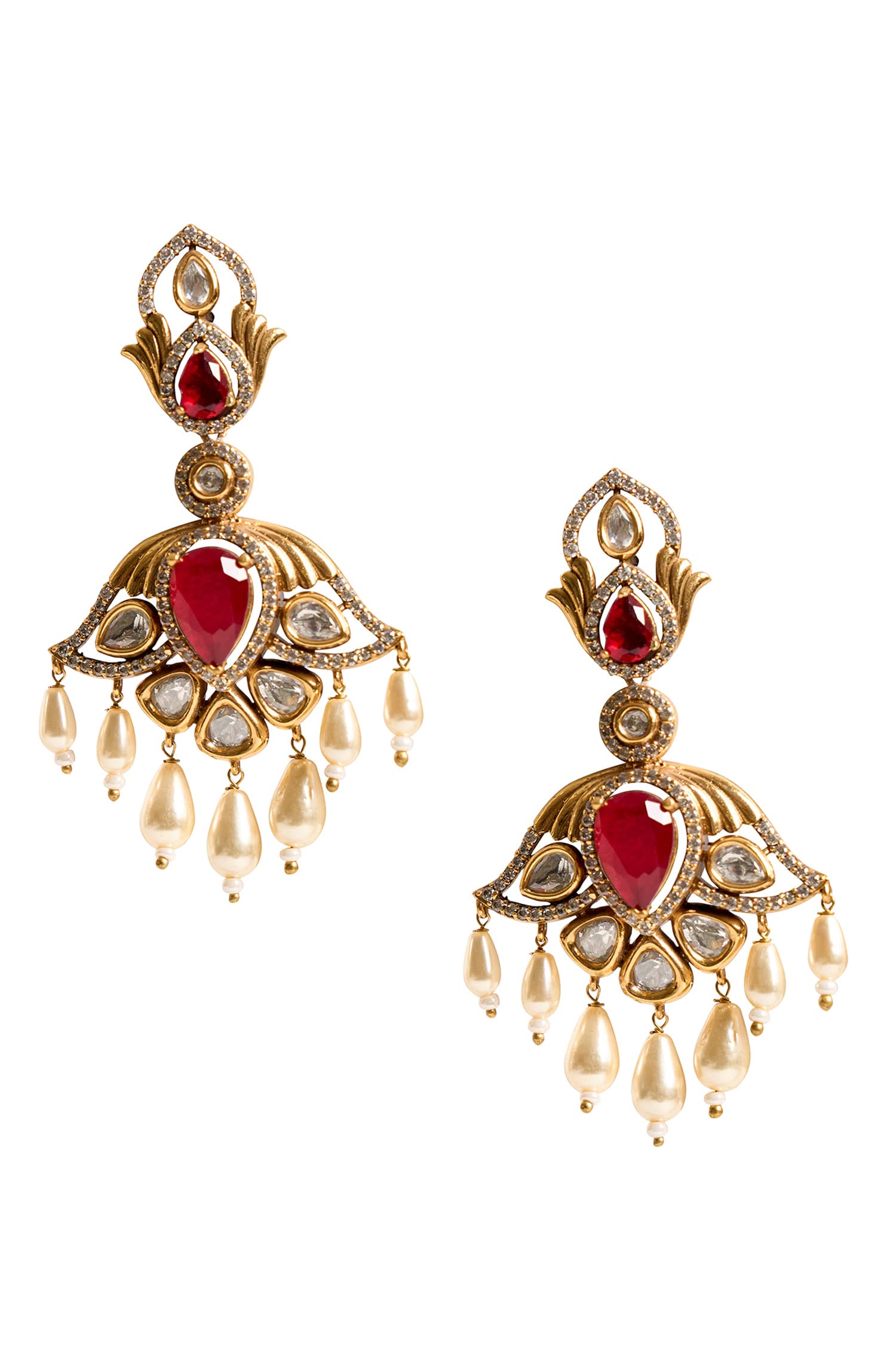 Embellished Dangling Drop Earrings 