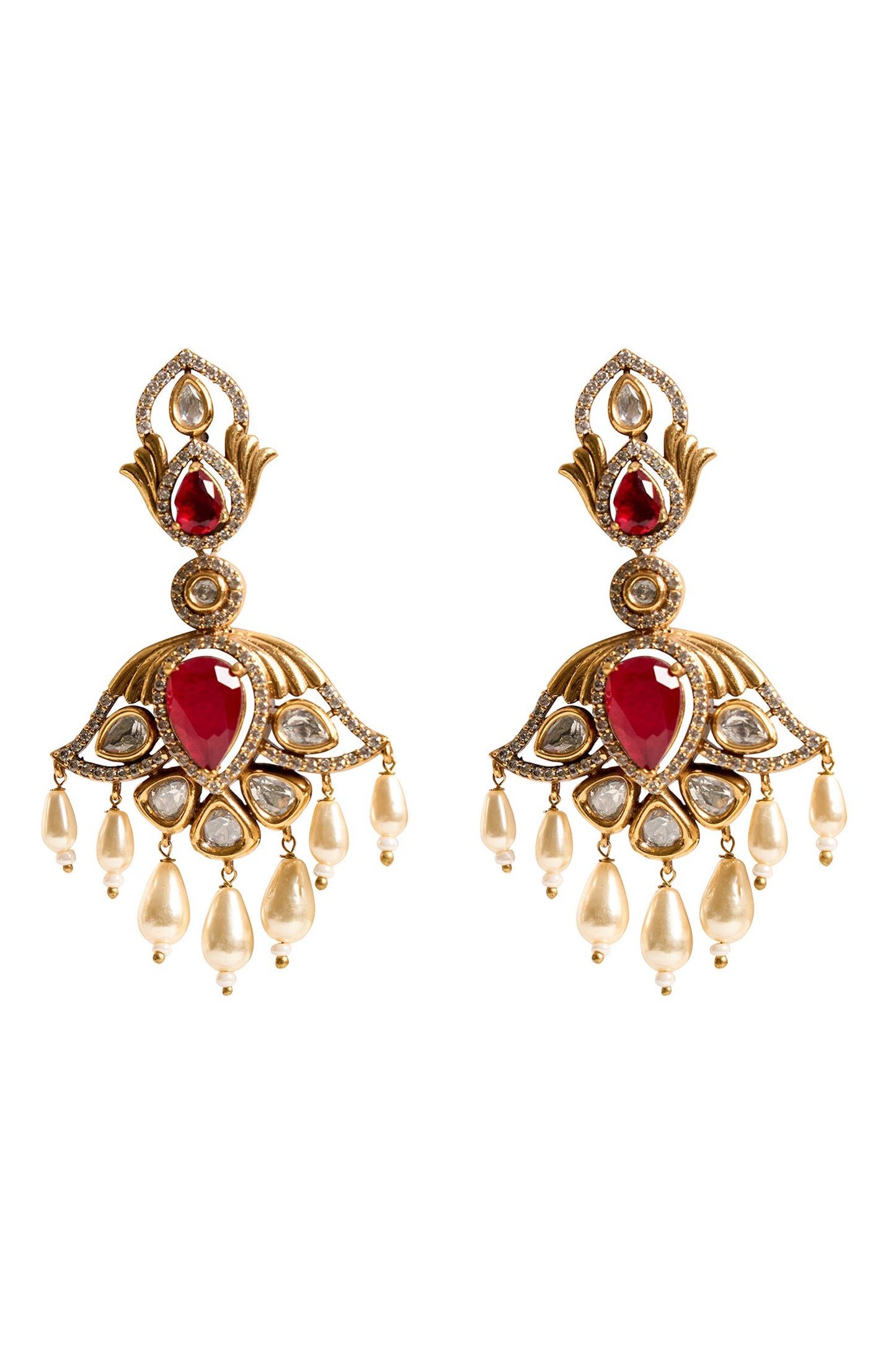 Embellished Dangling Drop Earrings 