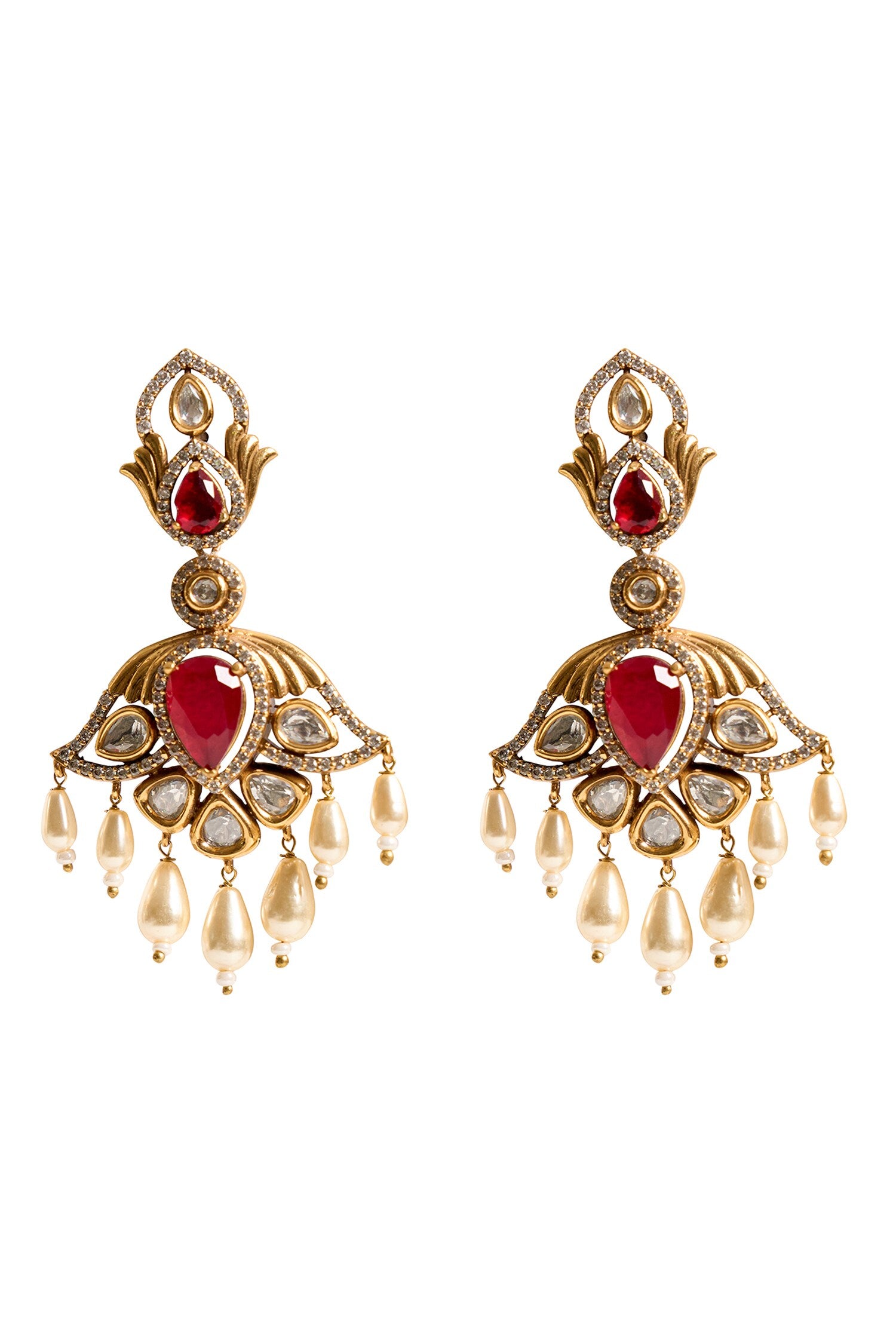 Embellished Dangling Drop Earrings 