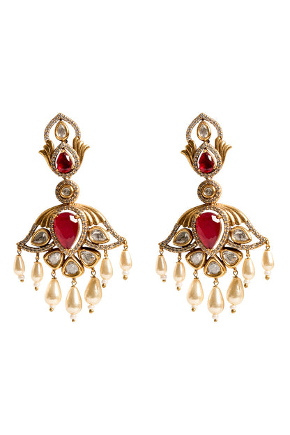 Embellished Dangling Drop Earrings 
