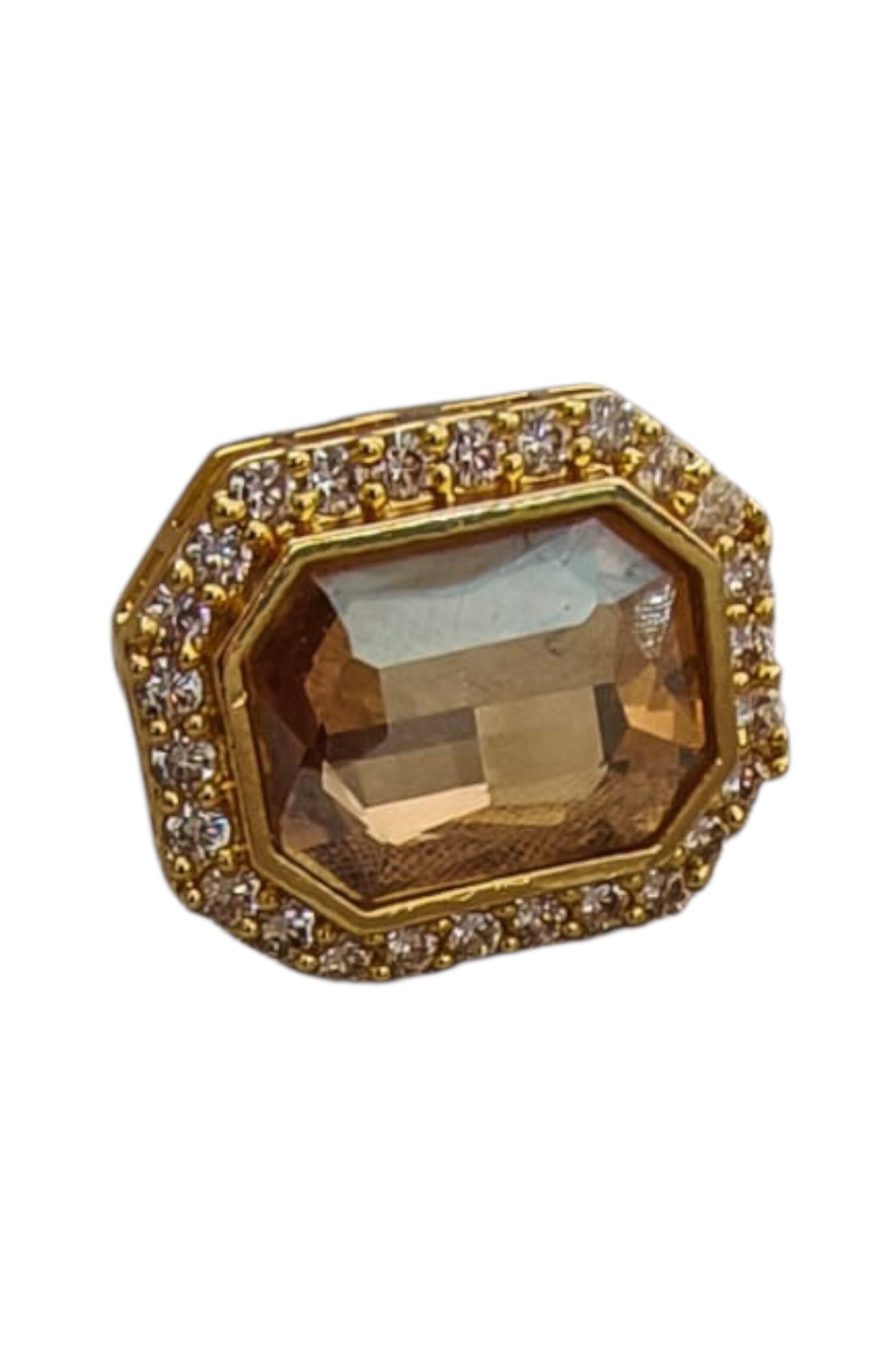 Araana Crystal & Zircon Studded Ring 
