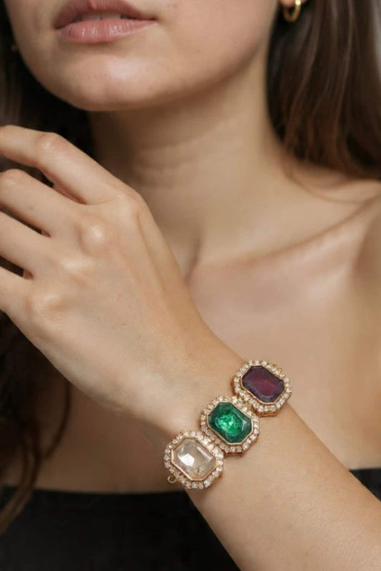 Araana Multi Hued Jewelled Bracelet 