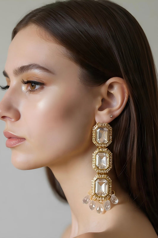 Araana Tripple Dangler Earrings 