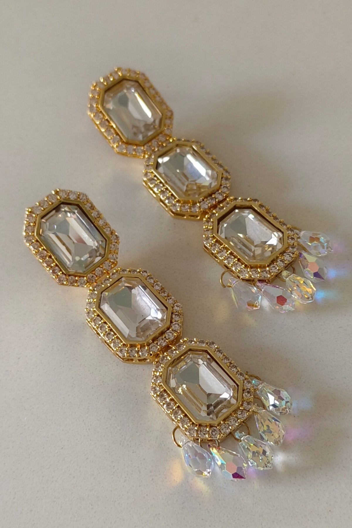 Araana Tripple Dangler Earrings 