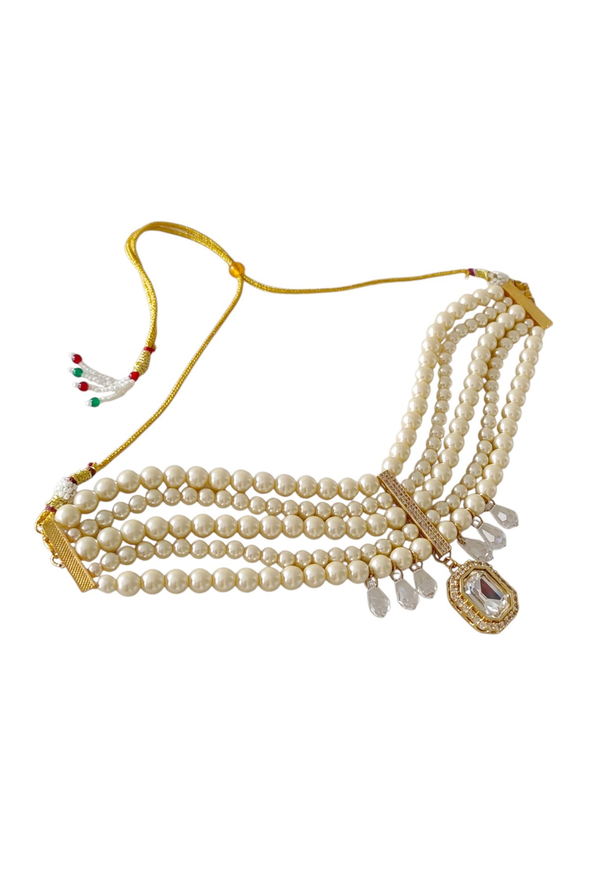 Araana Pearl Crystal Necklace 