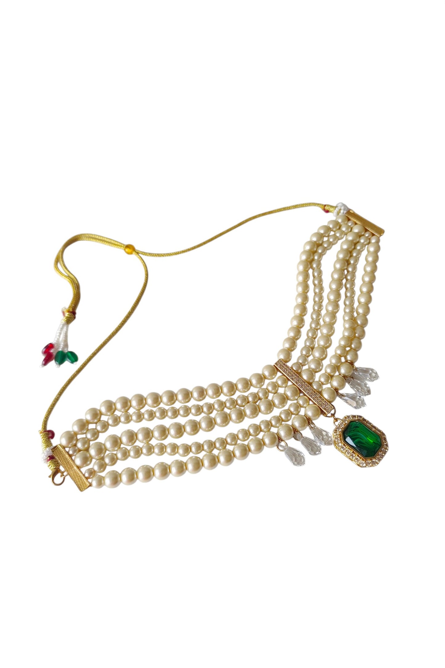 Araana Pearl Crystal Necklace 