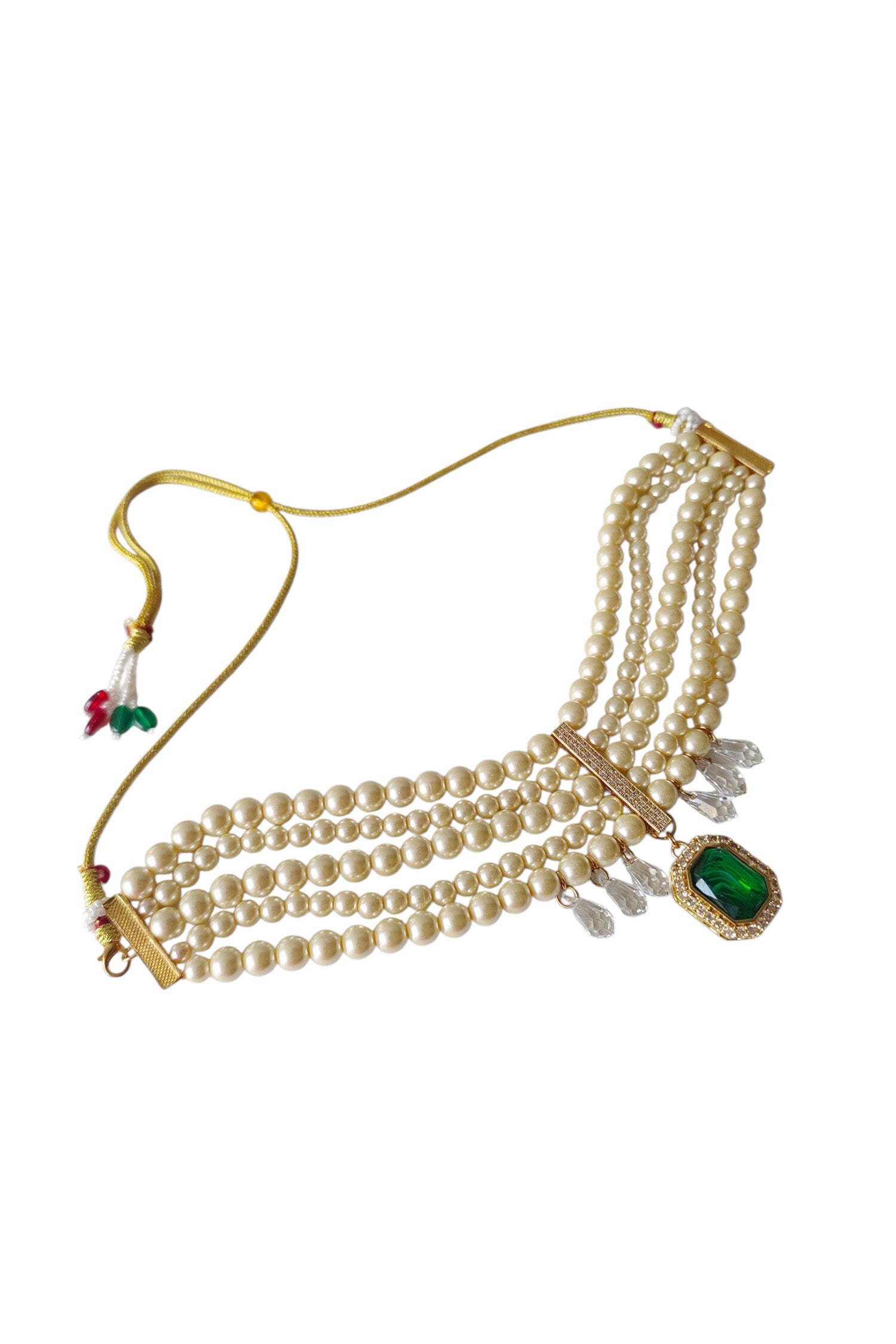 Araana Pearl Crystal Necklace 