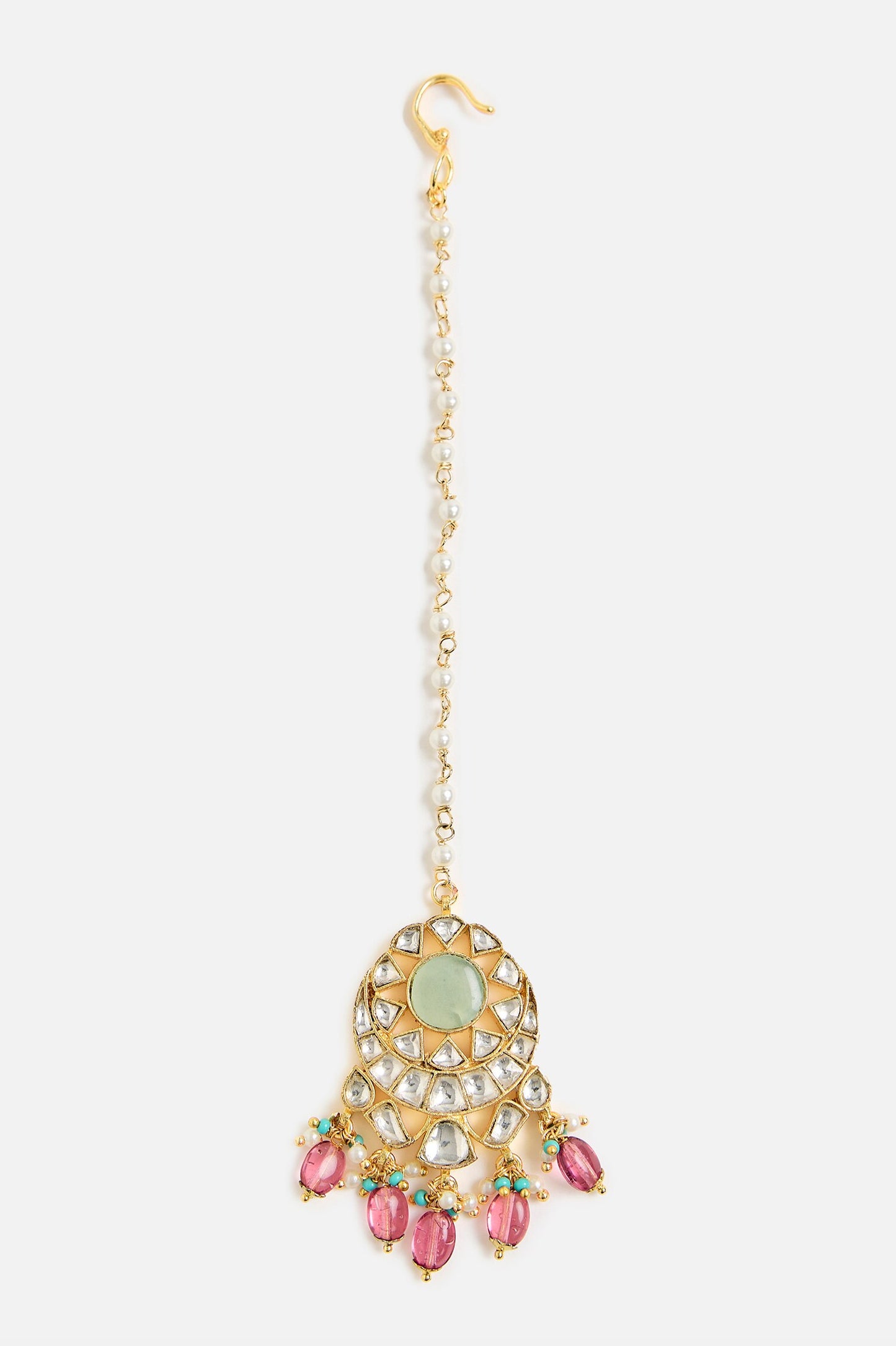 Kundan & Beaded Bridal Choker Set 