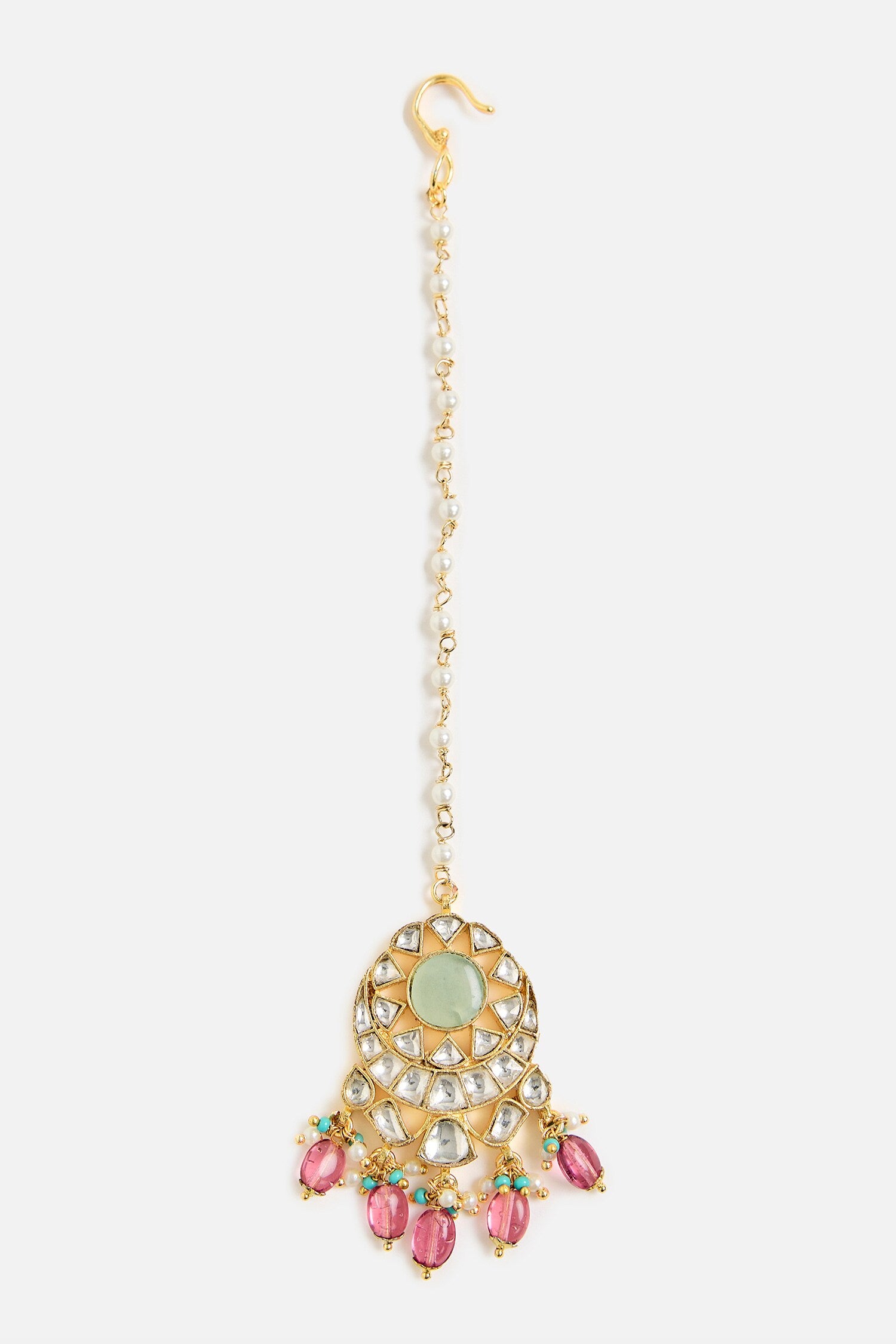 Kundan & Beaded Bridal Choker Set 
