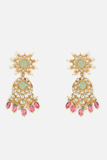 Kundan & Beaded Bridal Choker Set 