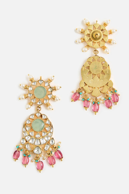 Kundan & Beaded Bridal Choker Set 