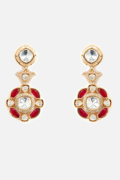 Gemstones & Kundan Necklace Set 