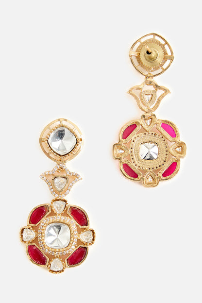 Gemstones & Kundan Necklace Set 