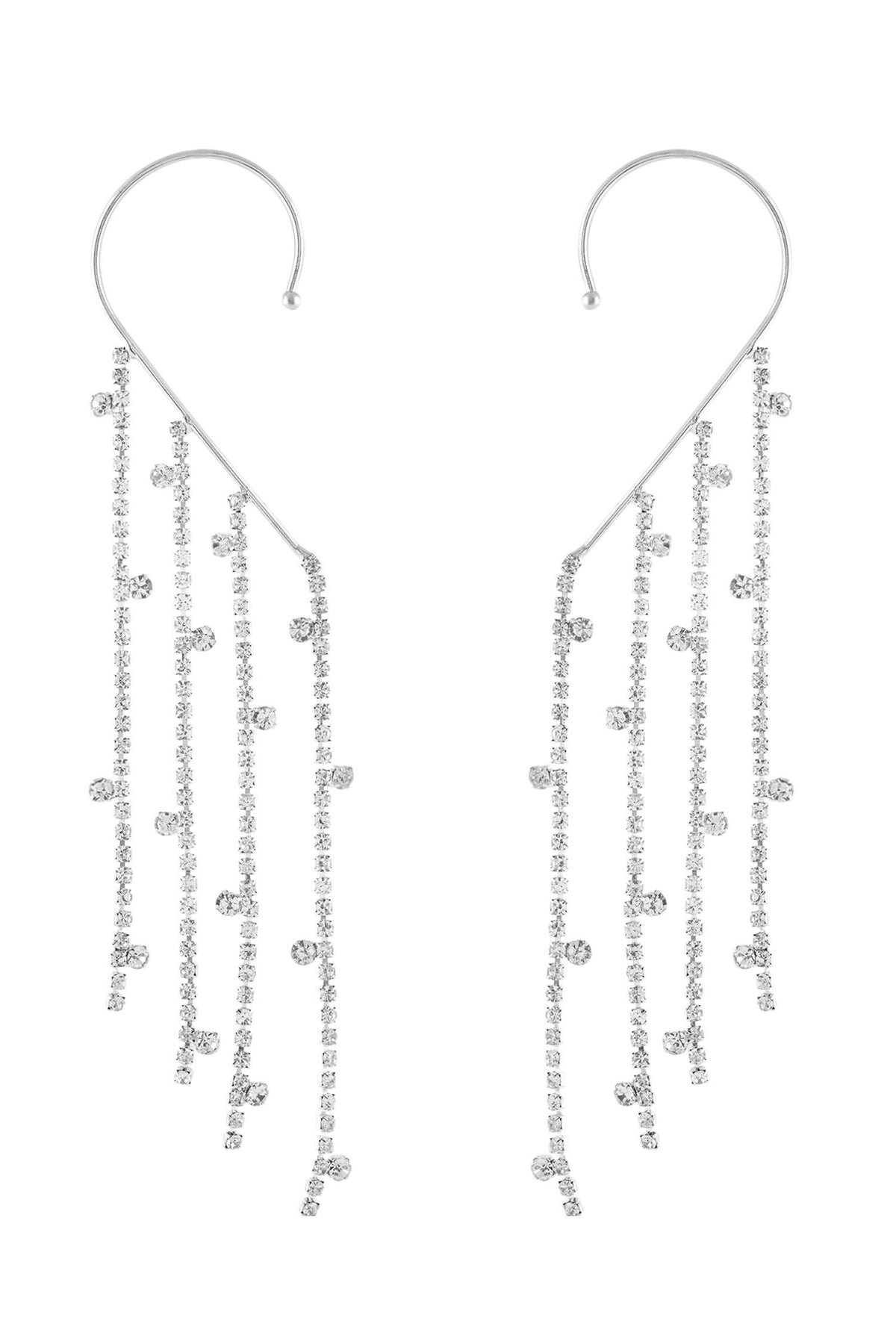 Noir Dangler Ear Cuffs  