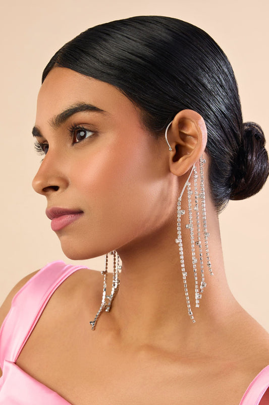 Noir Dangler Ear Cuffs  