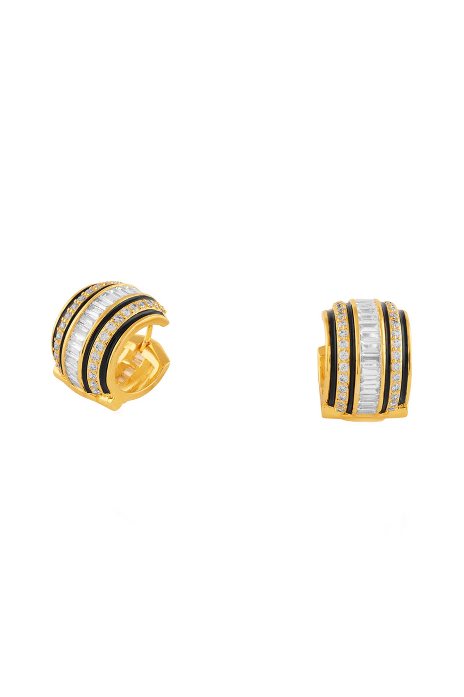 Mirage Huggie Hoop Earrings 