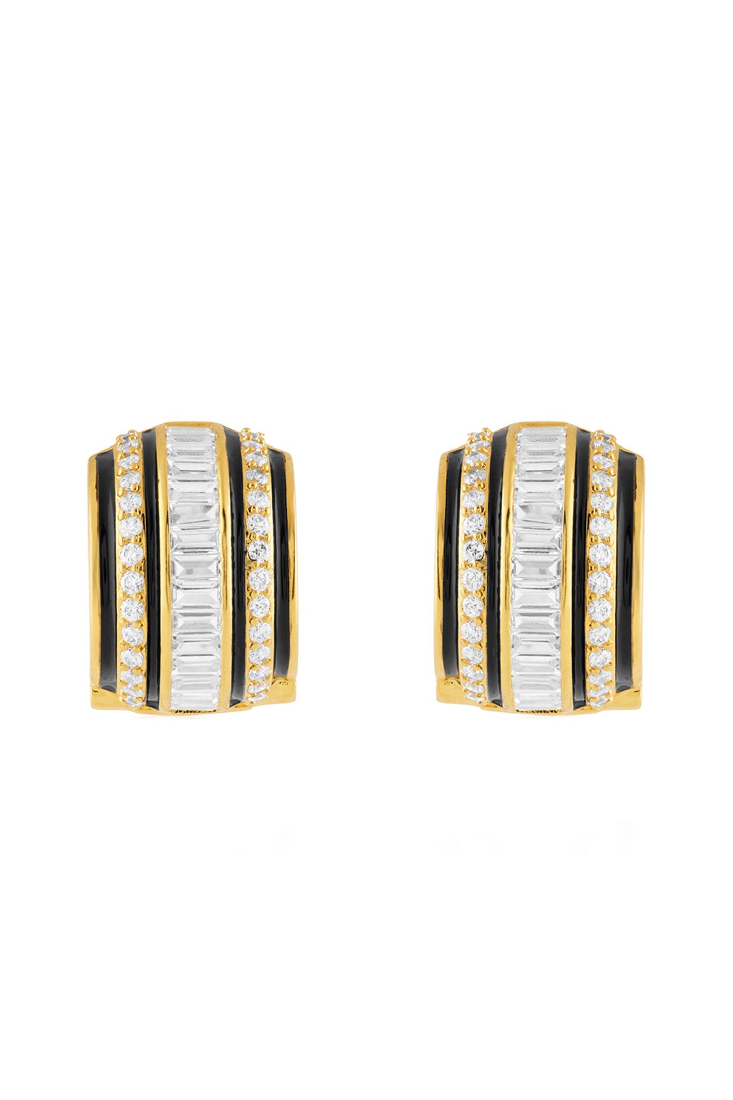 Mirage Huggie Hoop Earrings 