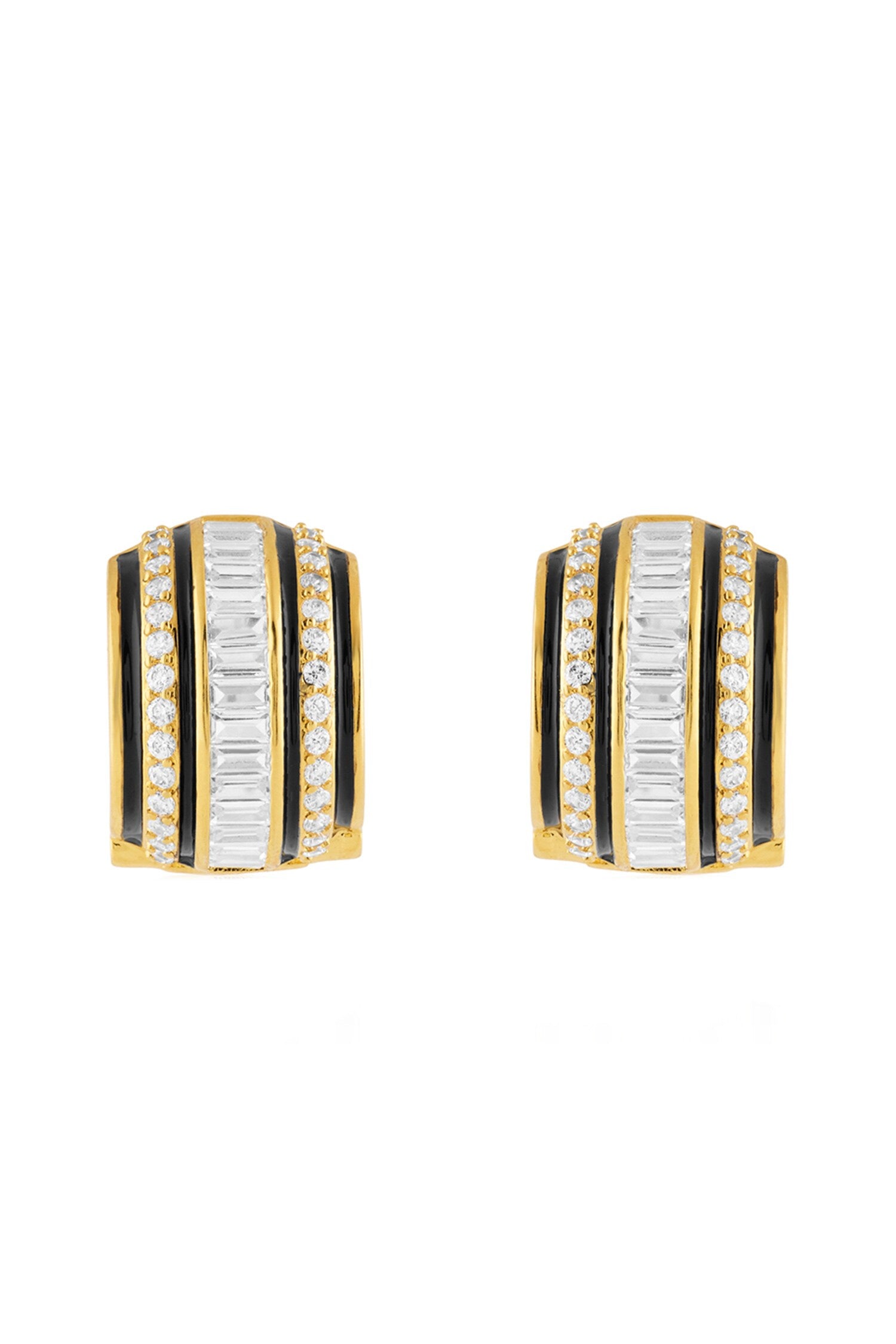 Mirage Huggie Hoop Earrings 