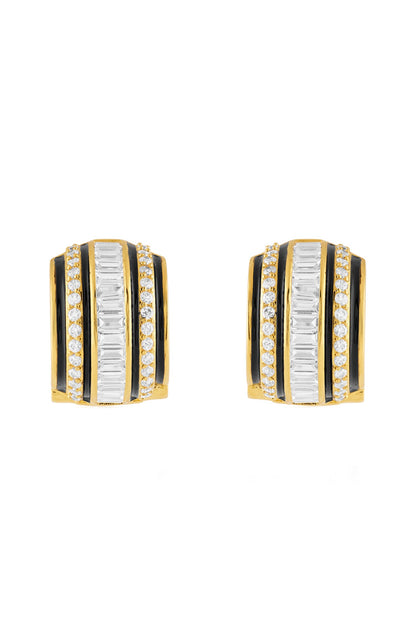 Mirage Huggie Hoop Earrings 