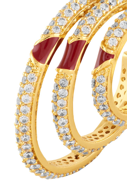 Eclipta Triple Hoop Earrings 