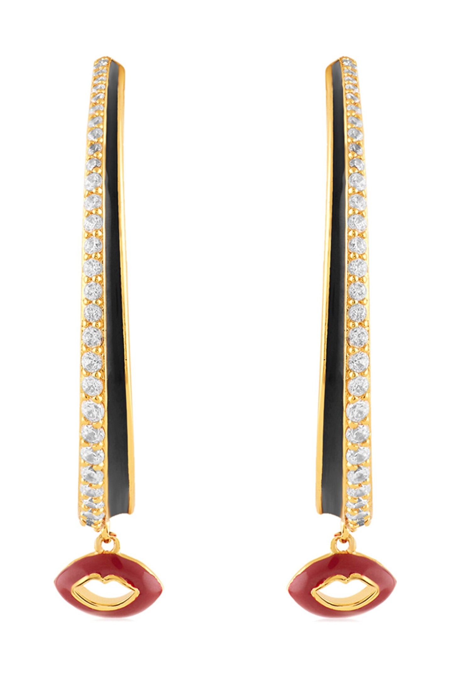 Hypnos Charm Hoop Earrings 