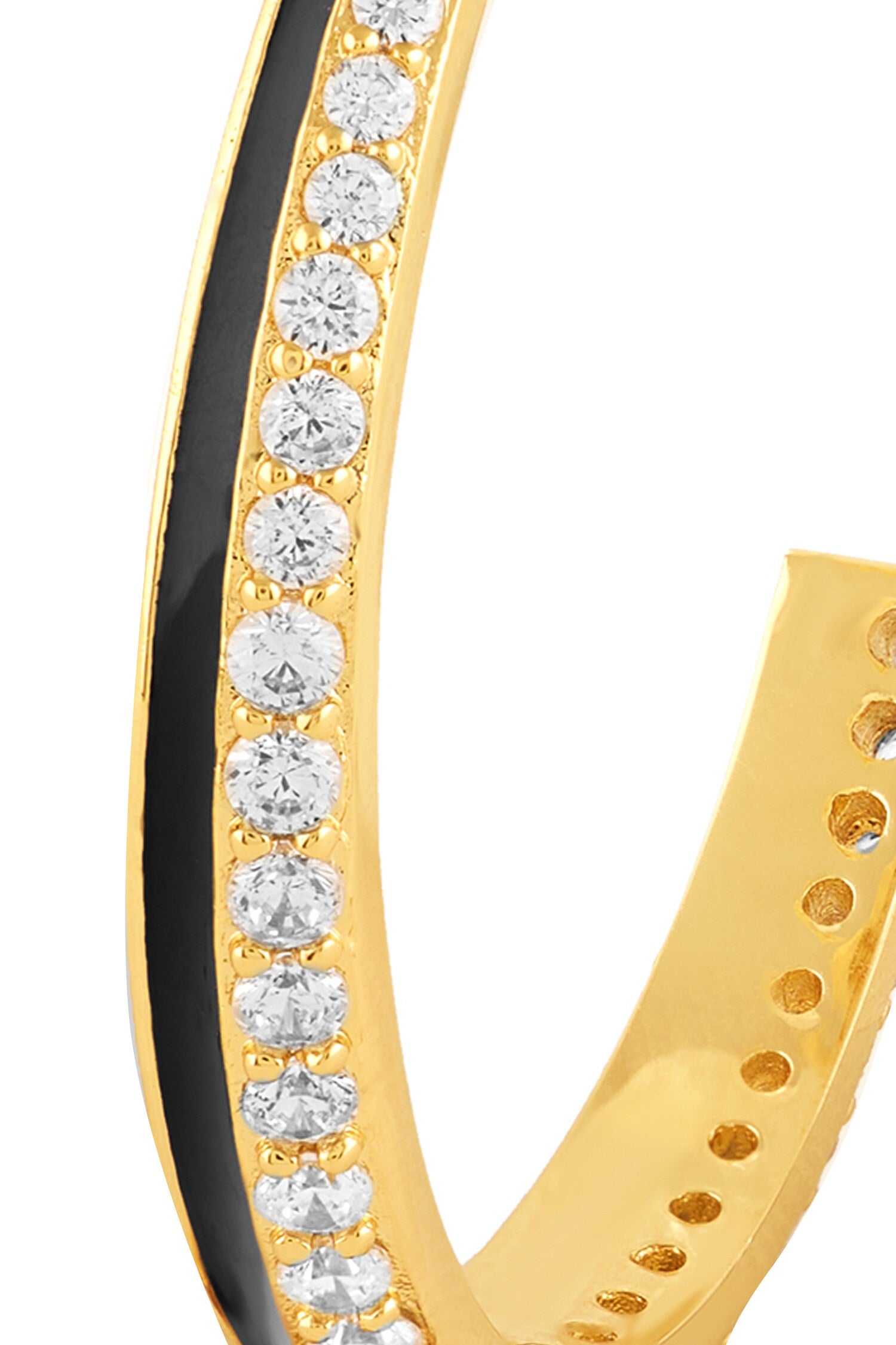 Hypnos Charm Hoop Earrings 
