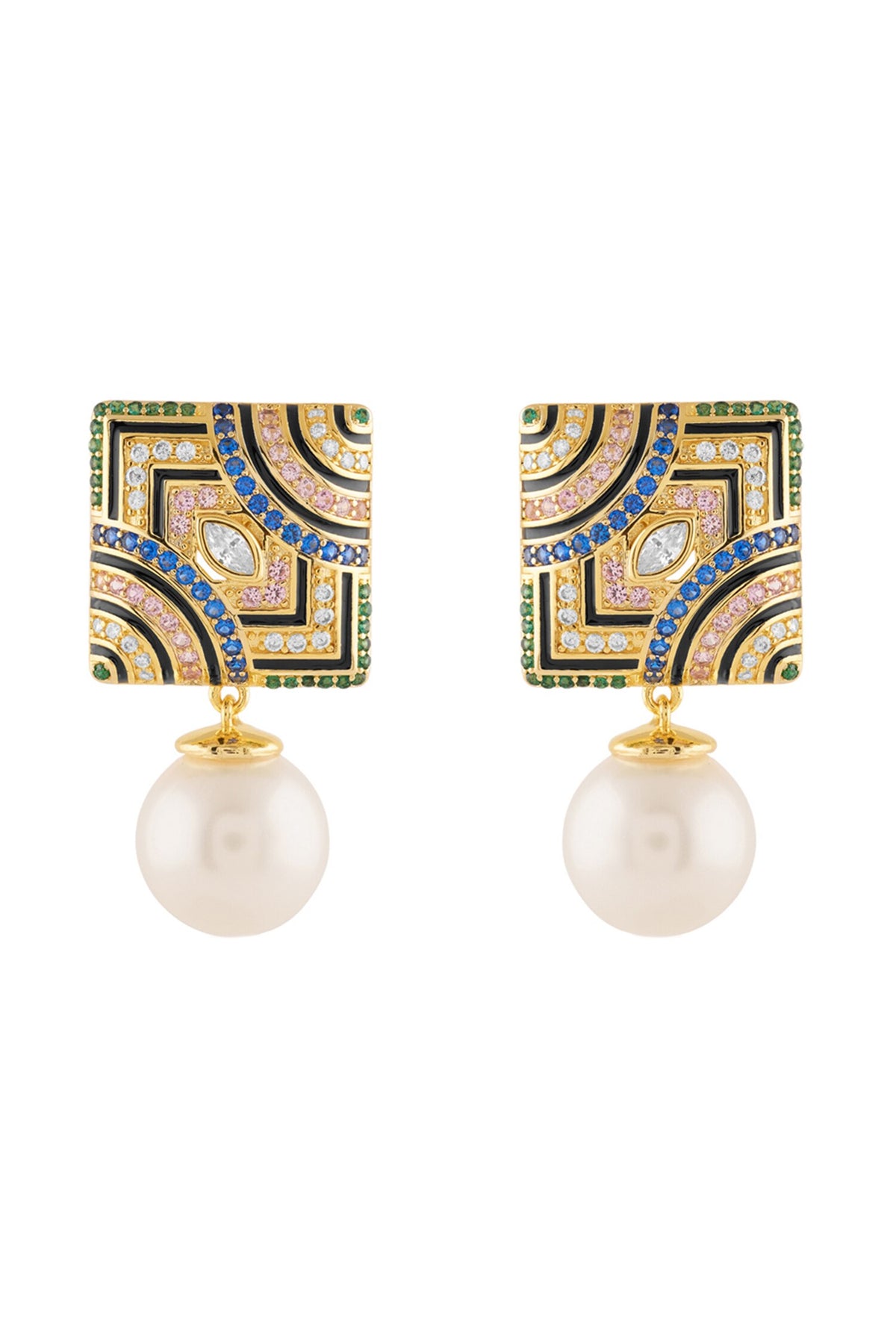 Remedios Pearl Dangler Earrings 
