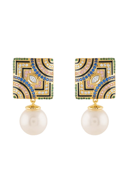 Remedios Pearl Dangler Earrings 
