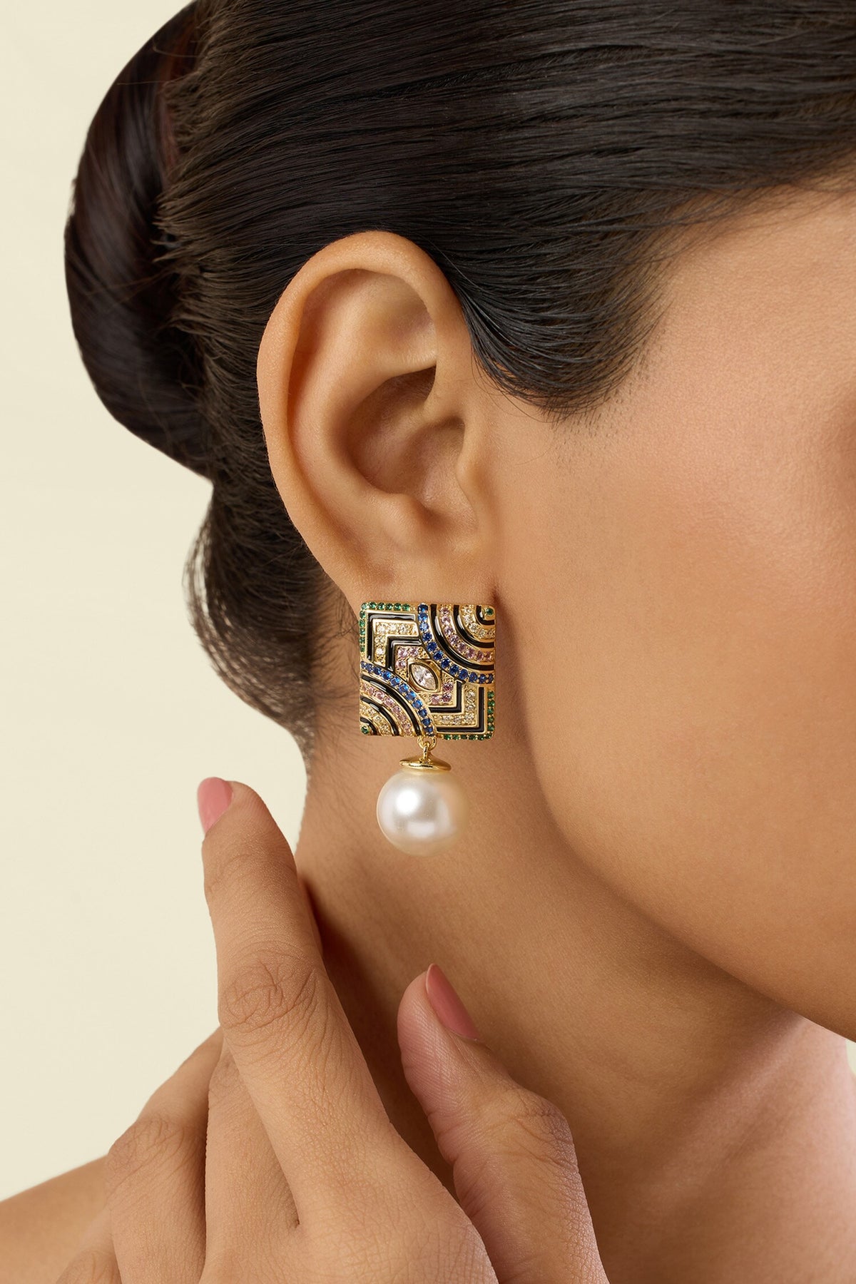 Remedios Pearl Dangler Earrings 
