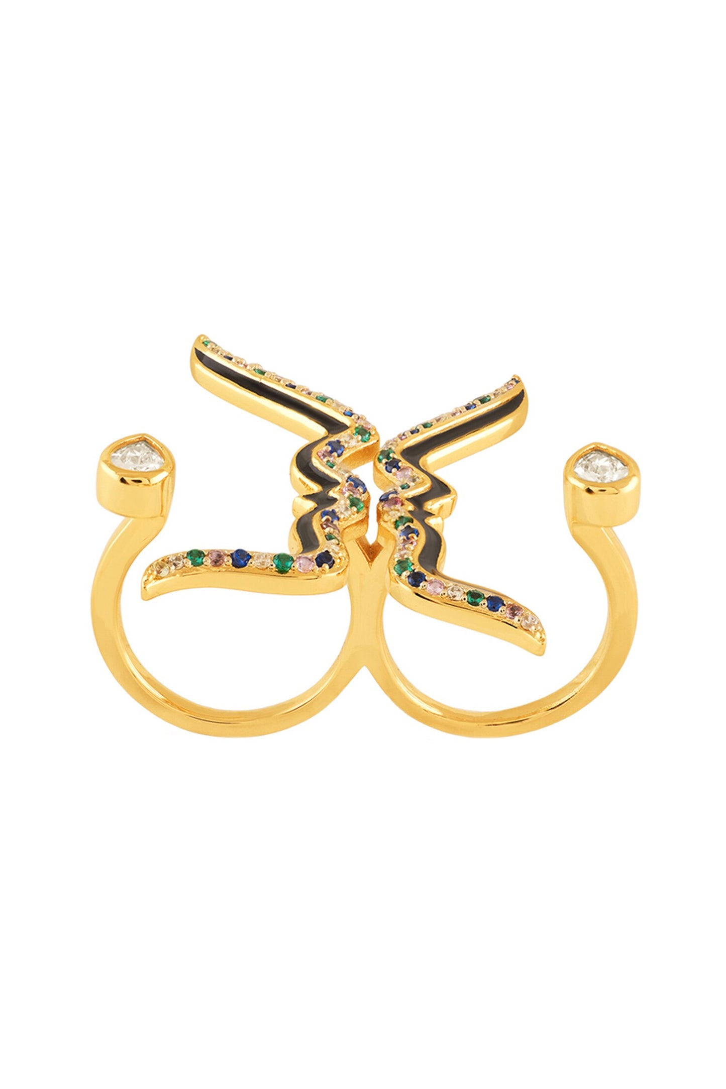 Anoma Two Finger Ring 