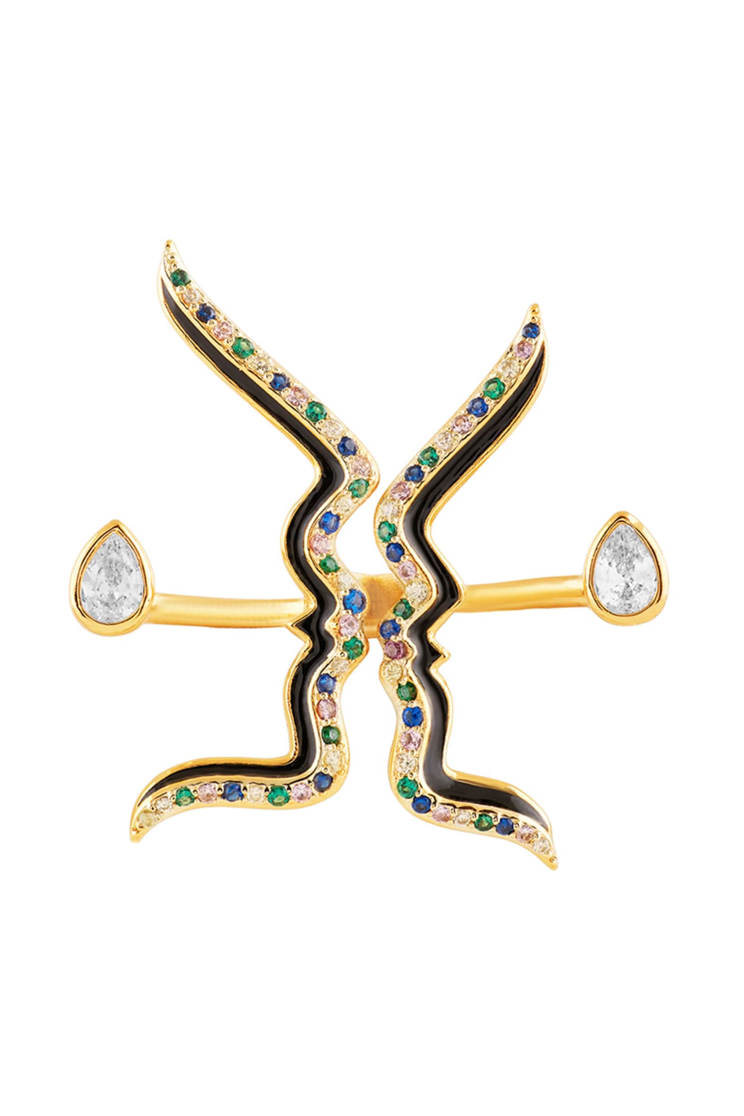 Anoma Two Finger Ring 