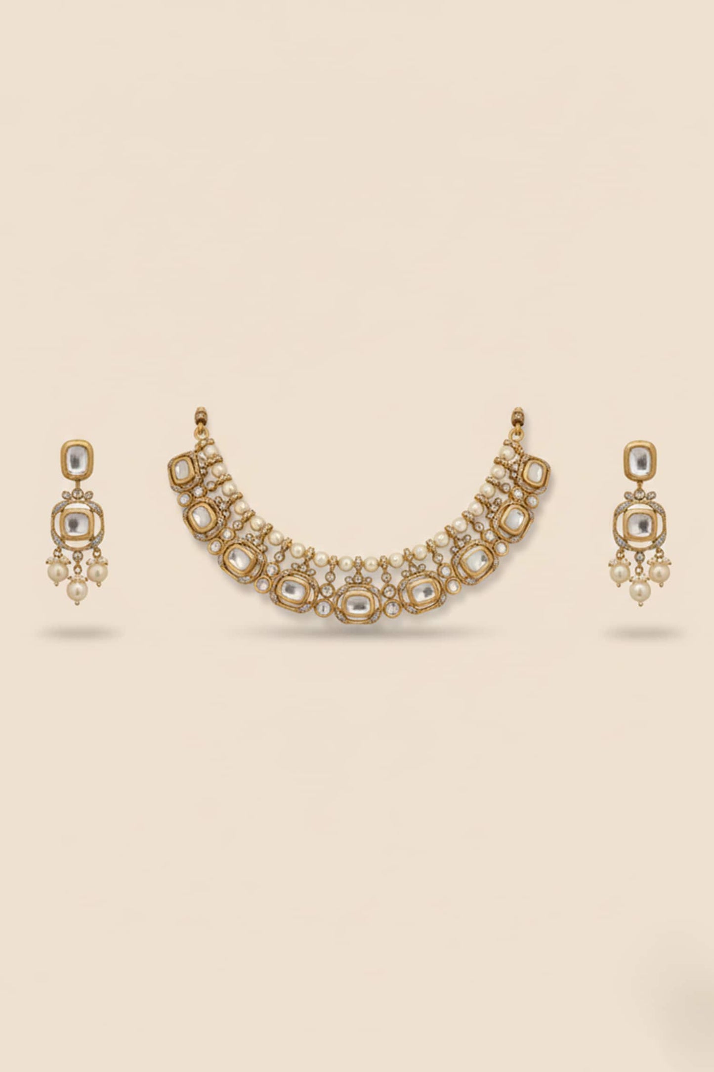 Polki Embellished Choker Set 