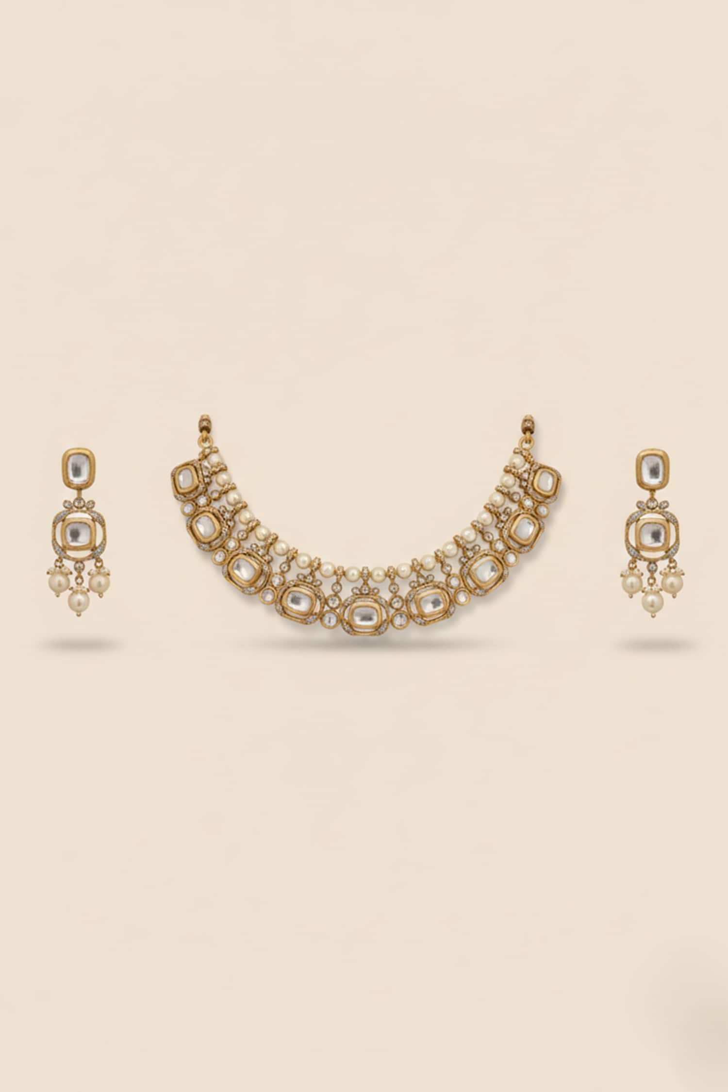 Polki Embellished Choker Set 