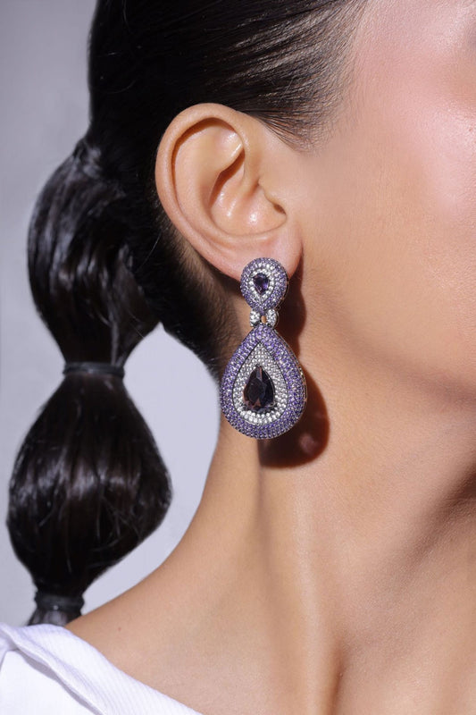 Tear Drop Shaped Earrings 
