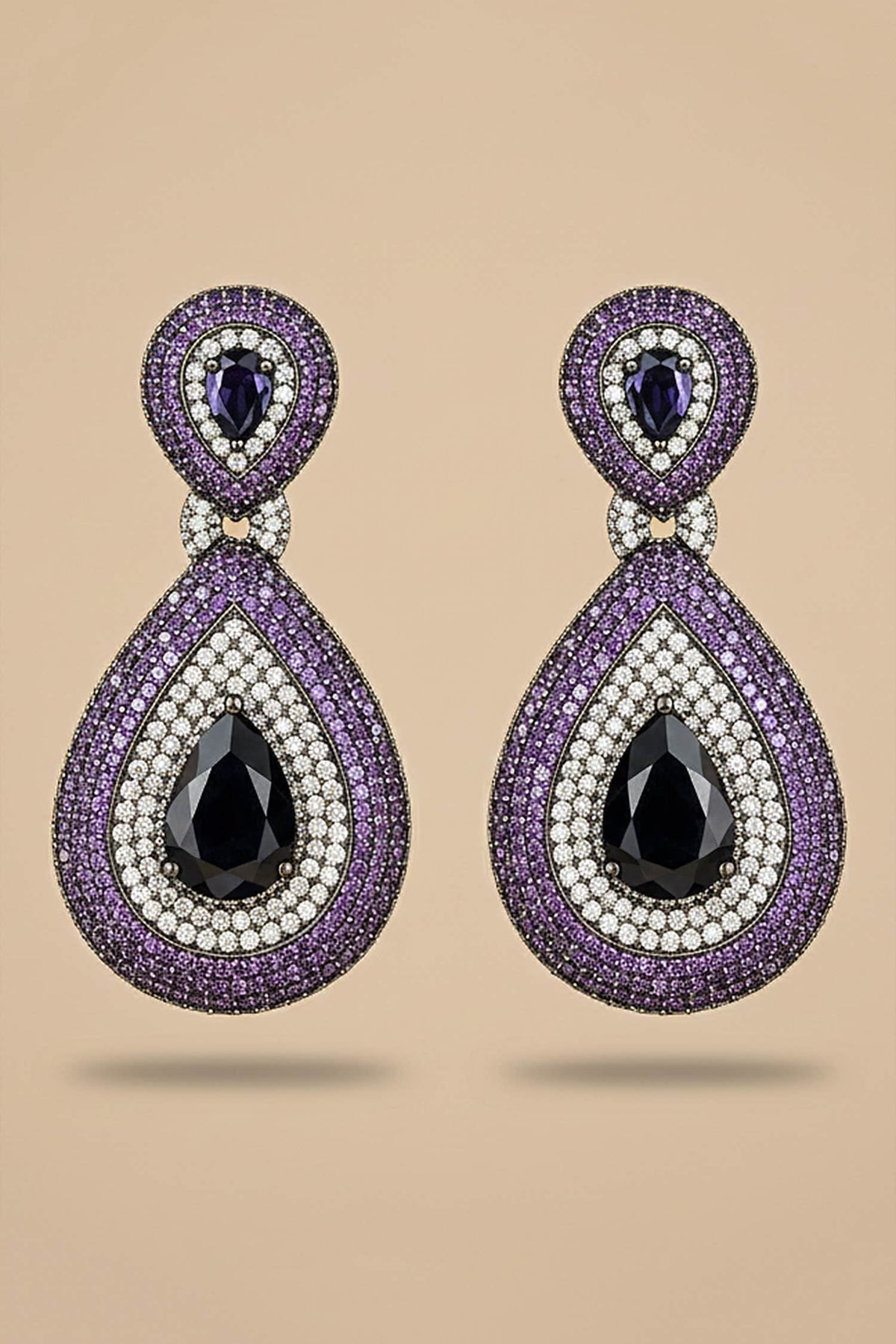 Tear Drop Shaped Earrings 