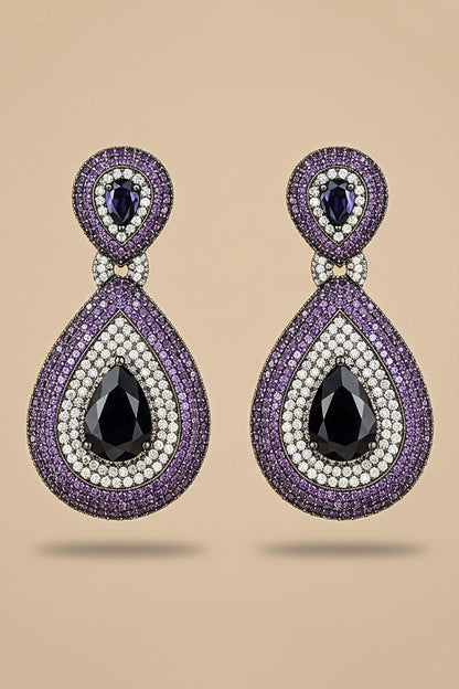 Tear Drop Shaped Earrings 