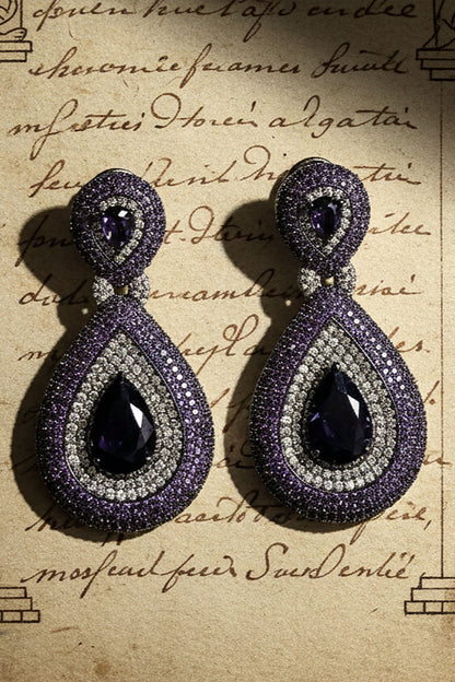 Tear Drop Shaped Earrings 