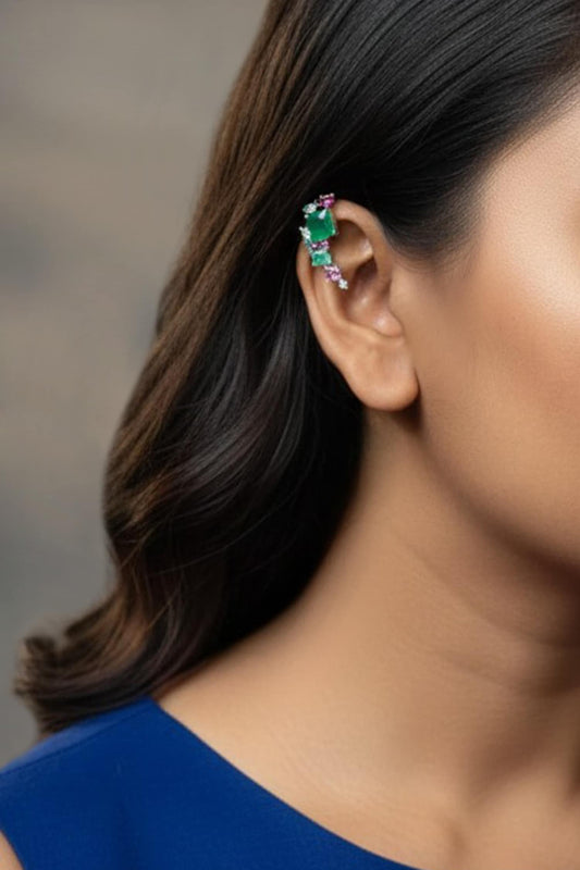 Stone Studded Ear Cuff 