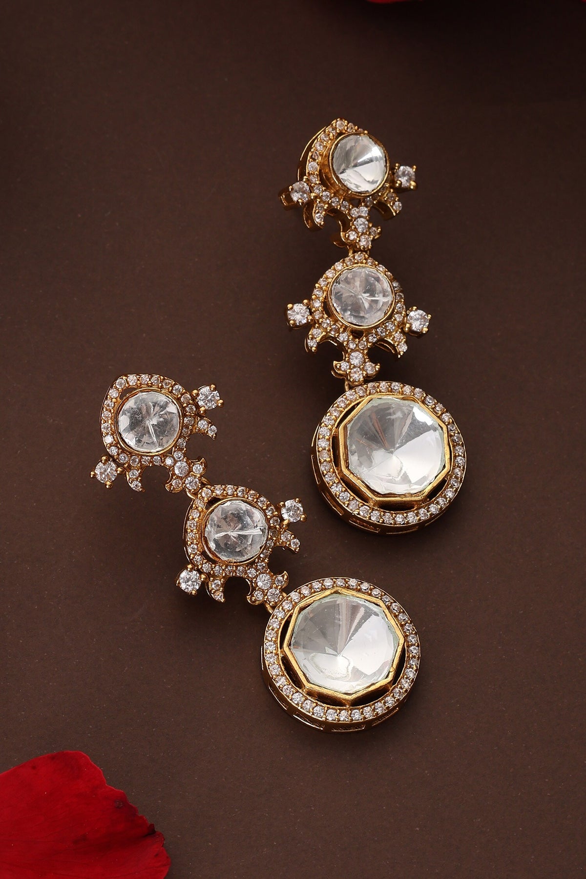 Polki Dangler Earrings 