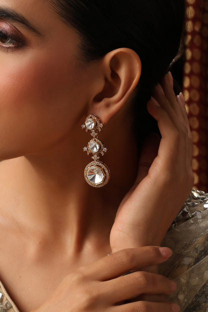 Polki Dangler Earrings 