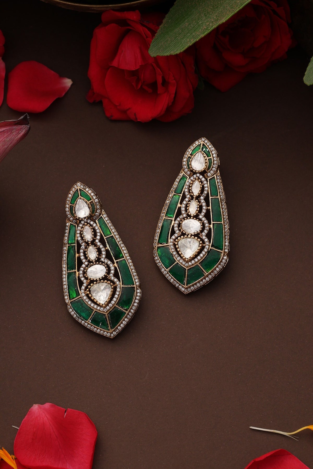 Polki Embellished Earrings 