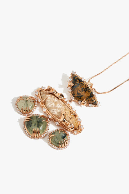 Trinity Of Leopards Regal Pendant 